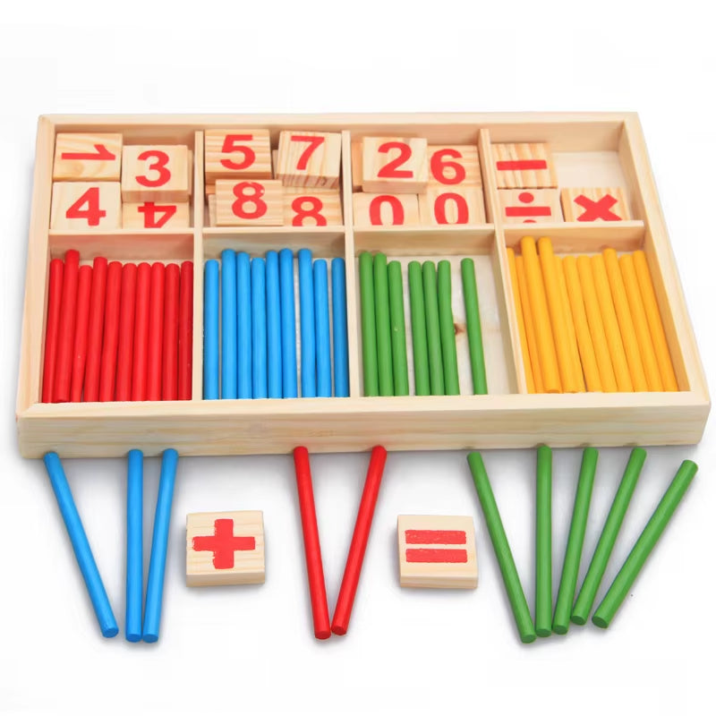 Wooden Busy Board Toy Montessori Fire Truck Fishing Game
