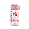 550ml Cartoon Animal Water Bottle with Straw - Leak-Proof Kids Cup
